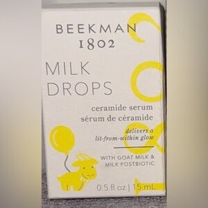 Beekman 1802 Milk Drops Ceramide Serum 15 mL / 0.5 Ounce Skincare with Goat Milk